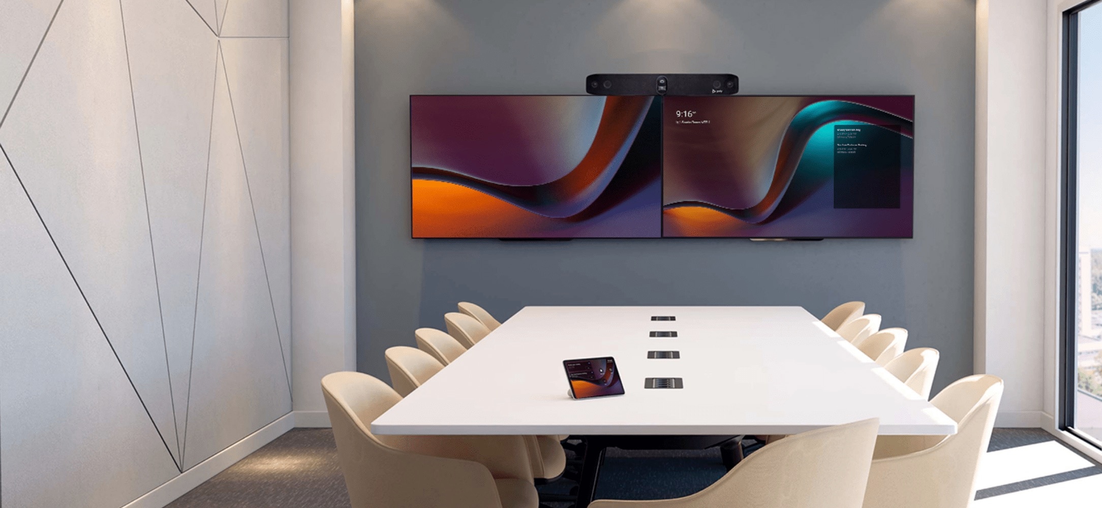 A conference room